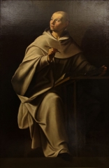 Saint Bernard écrivant par Philippe Quantin (XVIIe siècle).jpg