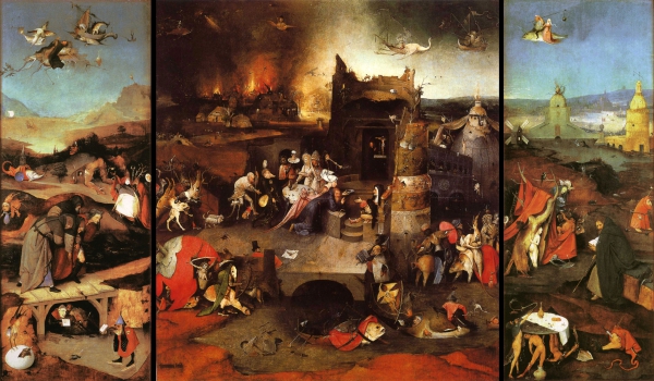 Jérôme Bosch, La tentation de Saint Antoine.jpg